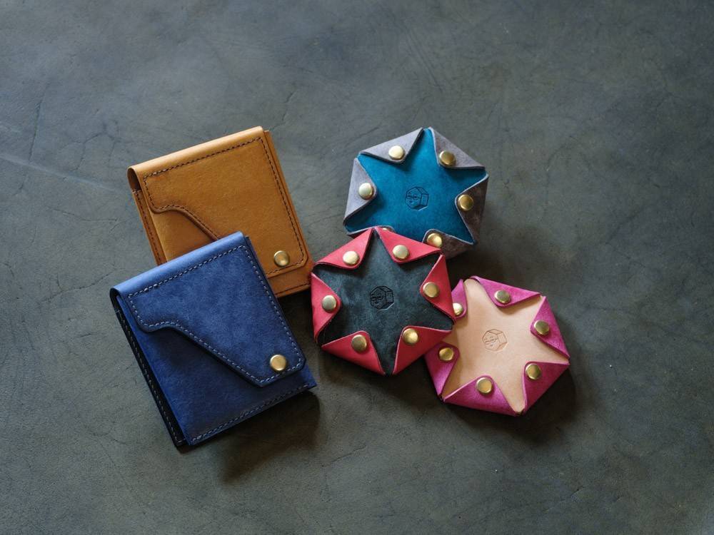 六角コインケース ボルトンケース